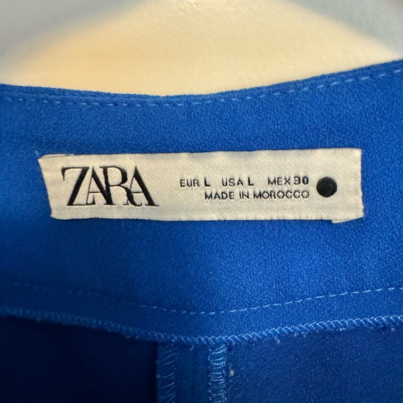 Zara Long Flowy Pant - Royal Blue - Size L - Picture 4 of 6
